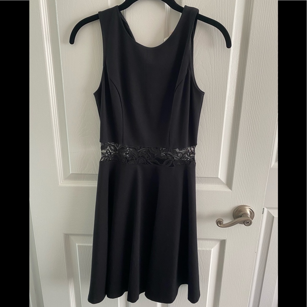 Love...Ady Fit and Flare Lace Waist Dress